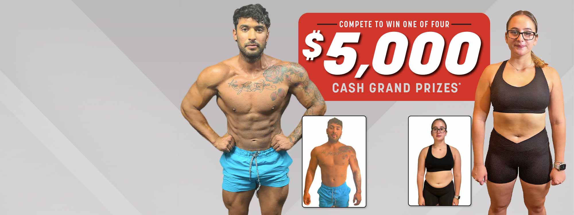 Get Fit Challenge $5,000 Prize Package