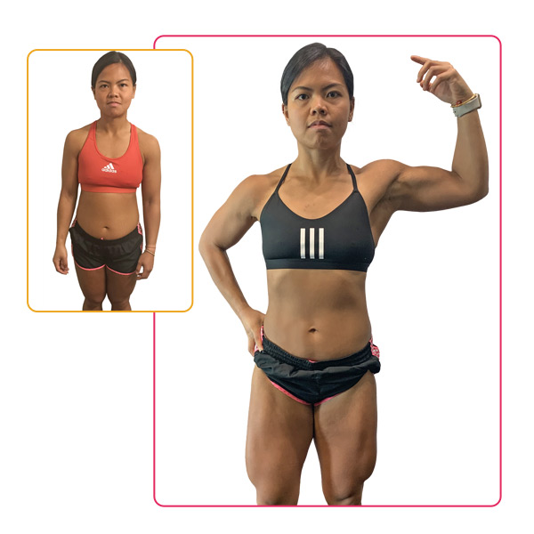 30-Day Challenge Women's Muscle Building Grand Prize Winner Before and After Images