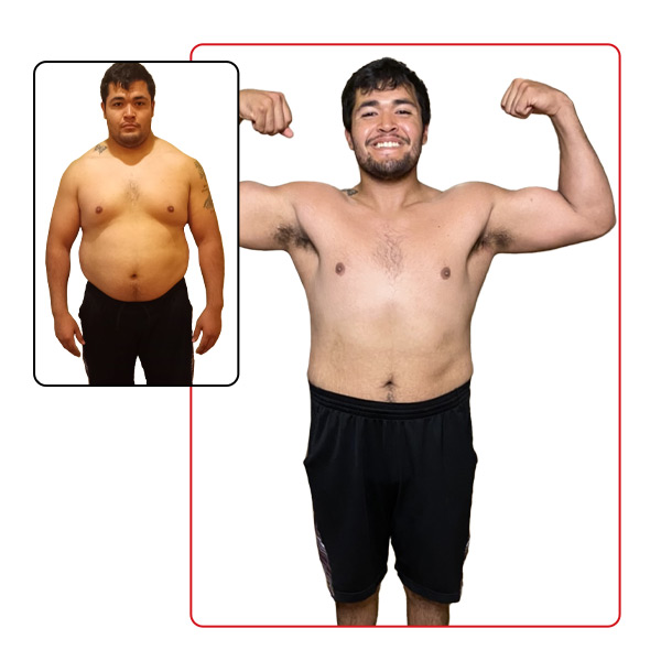 30 day challenge Men's Weight Loss Grand Prize Winner Before and After Images