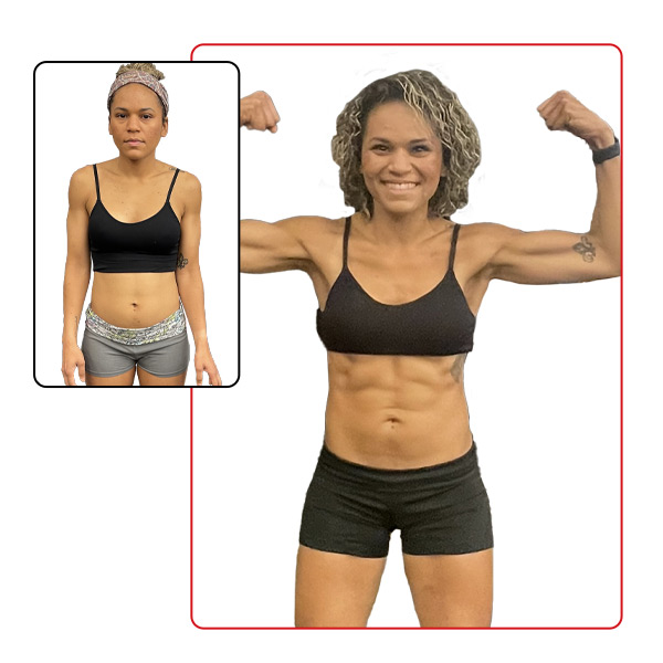 90-Day Challenge Women's Muscle Building Grand Prize Winner Before and After Images