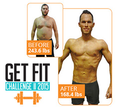 Get Fit Challenge before and after image
