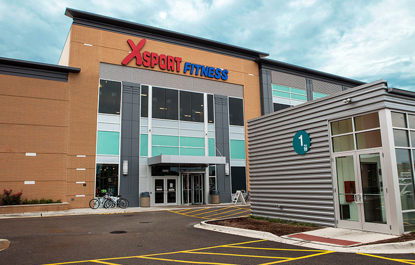 XSport Fitness exterior of building during the day