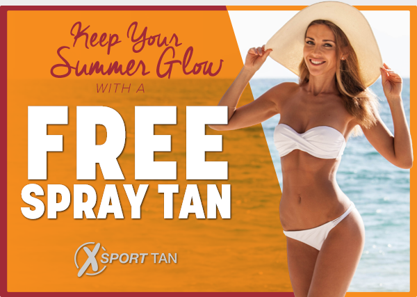 free spray tan offer