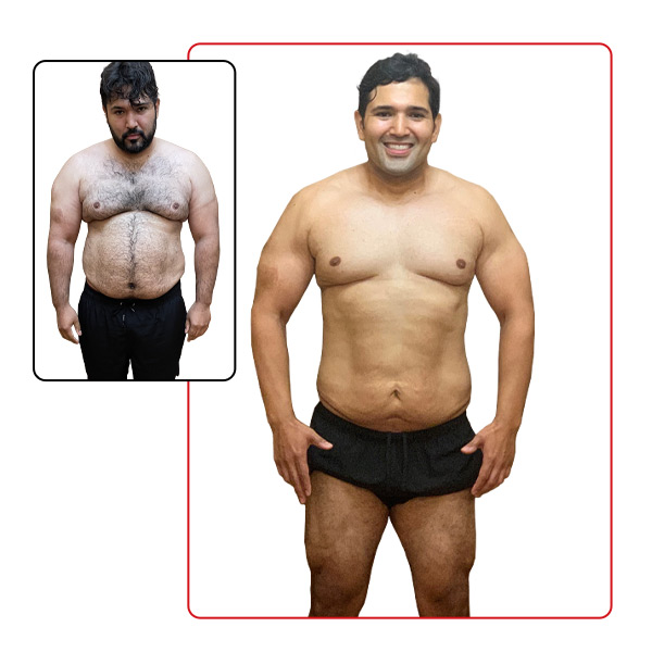 GFC Men's Weight Loss Grand Prize Winner Before and After Images