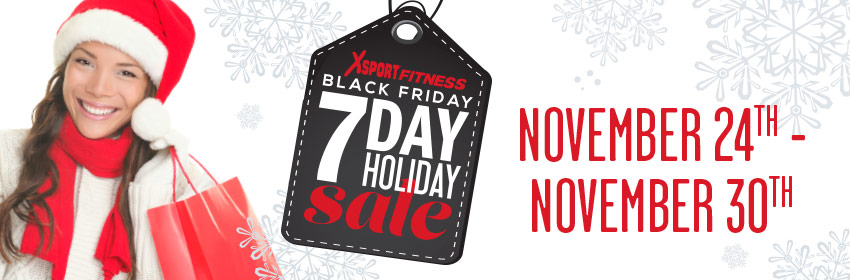 XSport Fitness Black Friday 7 Day Holiday Sale
