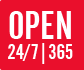 open 24-7 365