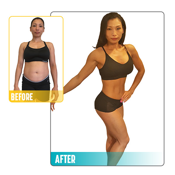 30-Day Summer Body Challenge Women's Muscle Building Grand Prize Winner Before and After Images